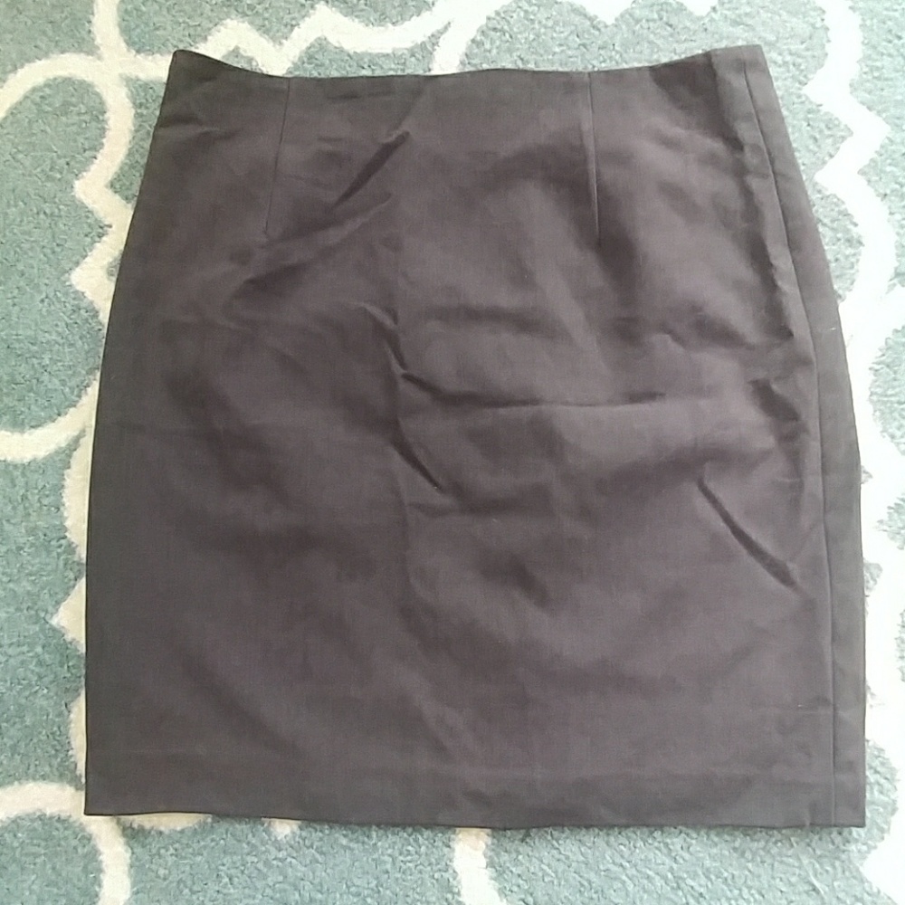 Aqua Charcoal Gray Pencil Skirt